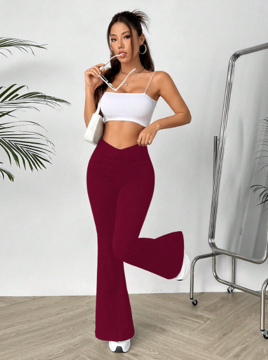 V-waist bootcut trousers – supplier lifestyle photo 16