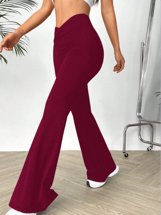 V-waist bootcut trousers – supplier lifestyle photo 14