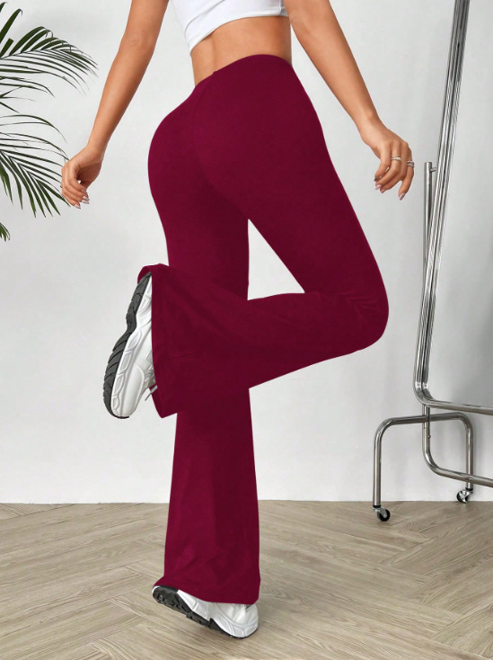 V-waist bootcut trousers – supplier lifestyle photo 13
