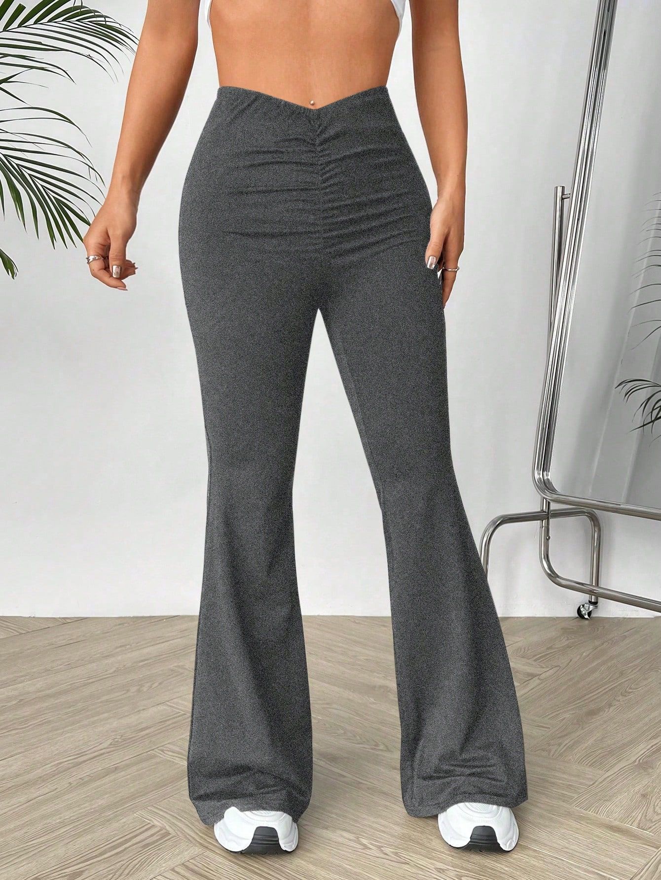 V-waist bootcut trousers – supplier lifestyle photo 5