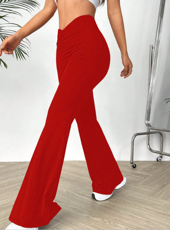 V-waist bootcut trousers – supplier lifestyle photo 24