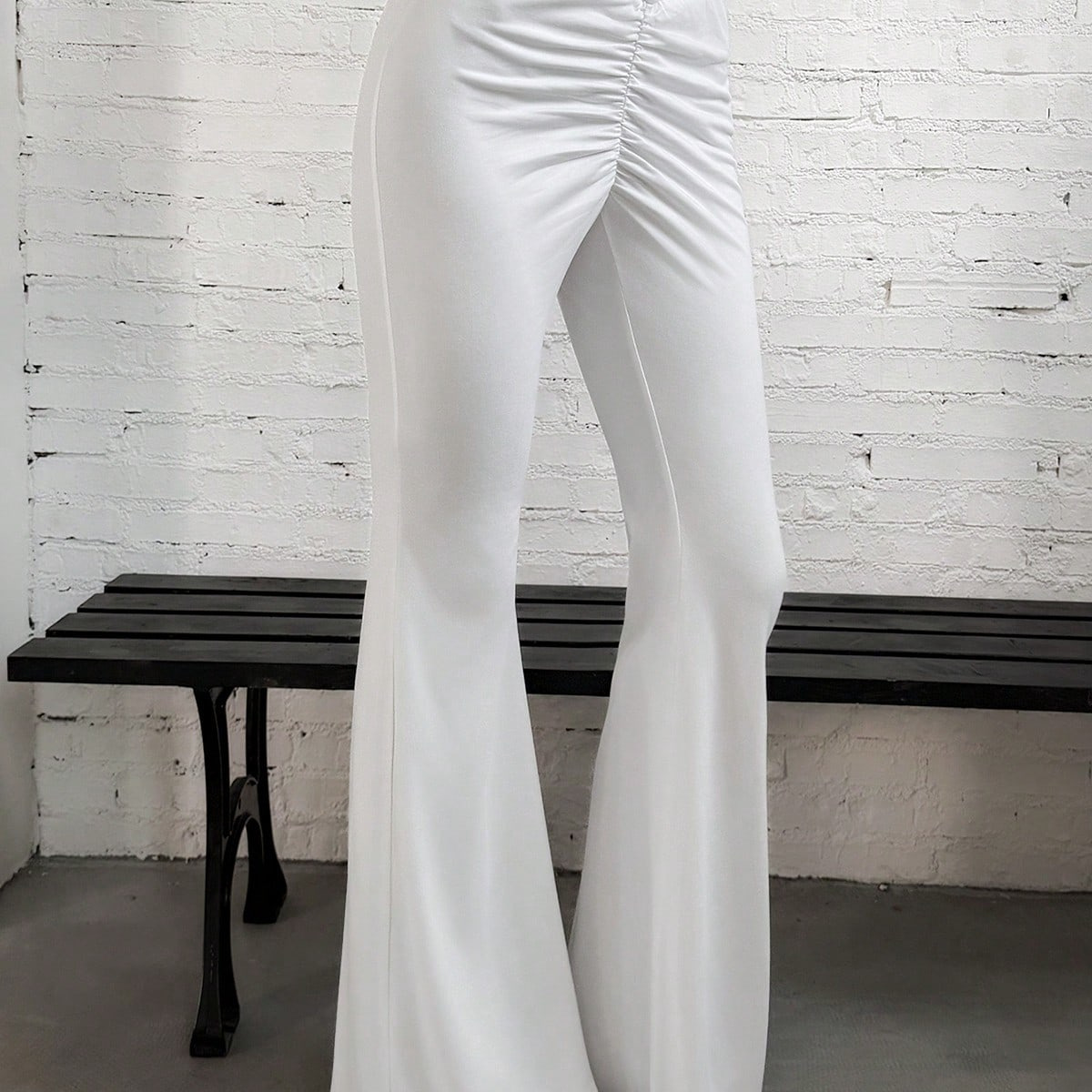 V-waist bootcut trousers – supplier lifestyle photo 27