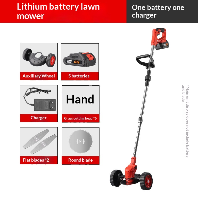 Compact Handheld Electric Lawn Mower For Home Use