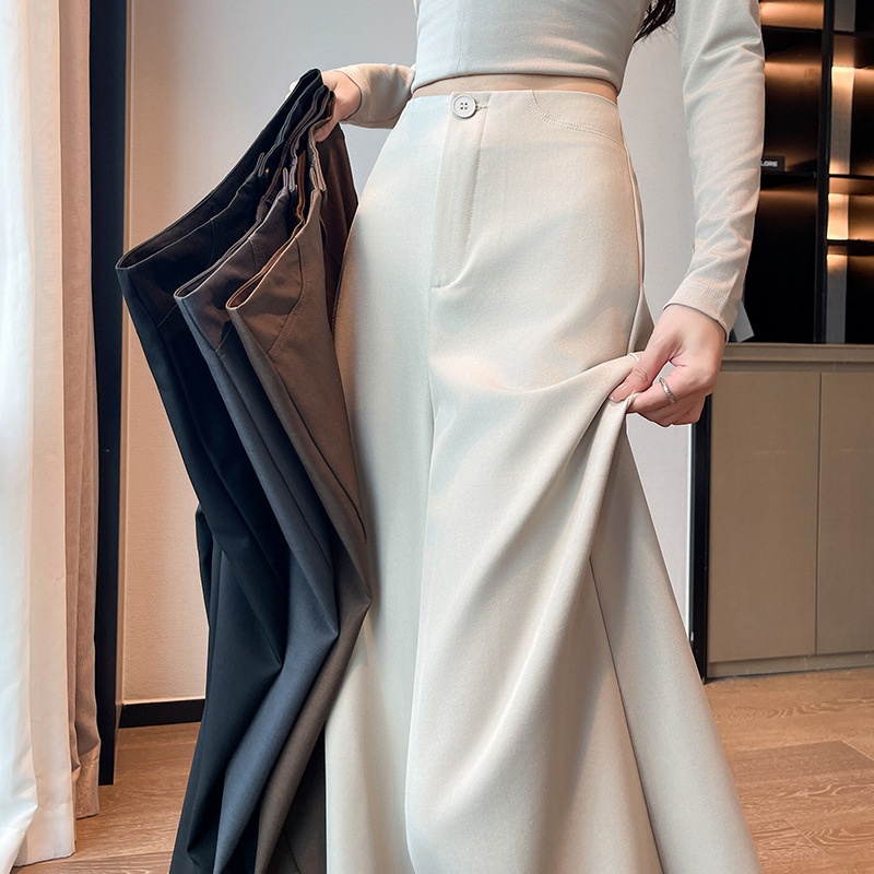 High-end Wide-leg Suit Pants For Women
