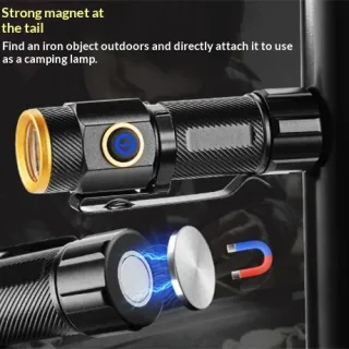Camping High Intensity Flashlight Outdoor Multi Functional Camping Light Work Lamp Side Light