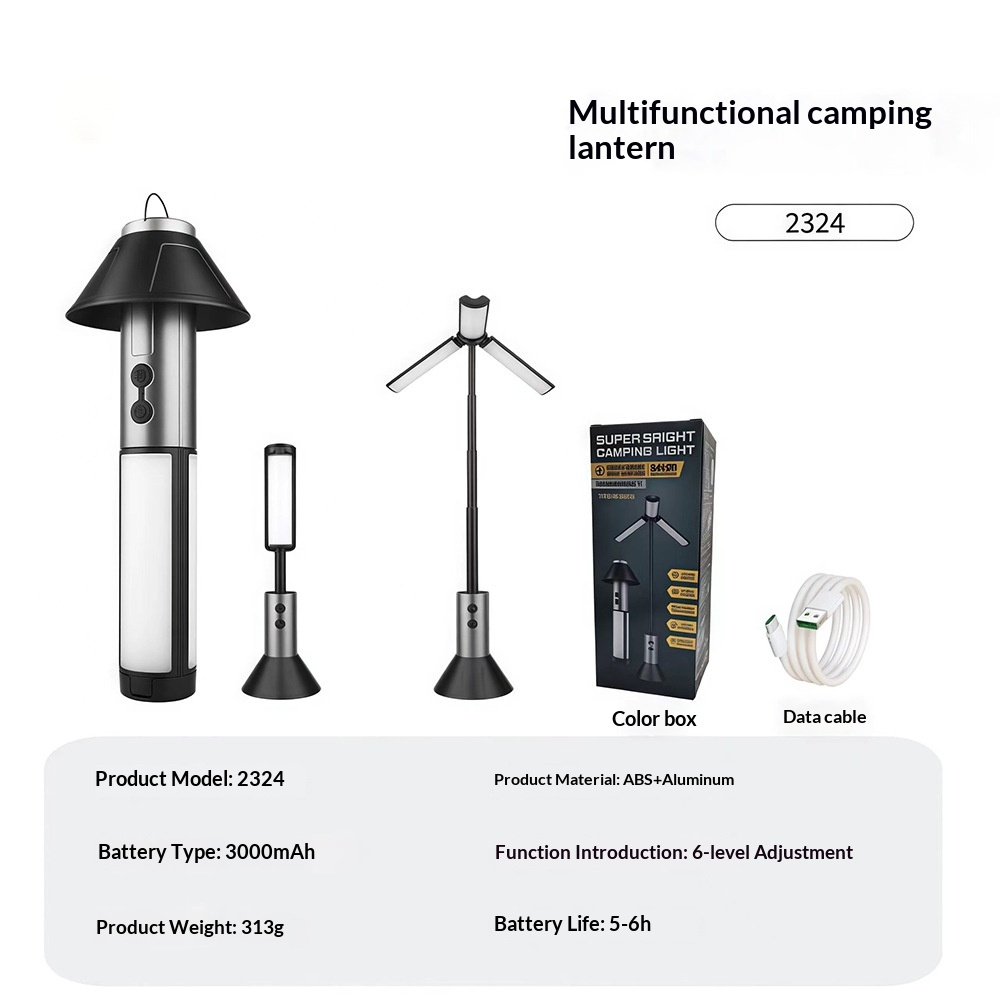 Outdoor Multi-Function Telescoping Folding Stand Lamp — foto 2