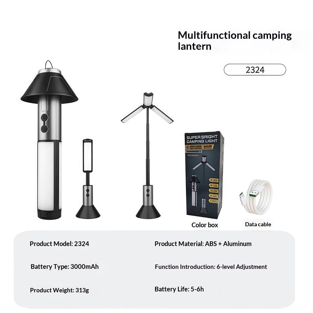 Outdoor Multi-Function Telescoping Folding Stand Lamp — foto 5
