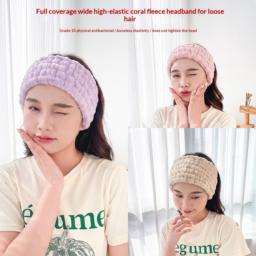Coral Fleece Non-slip Stretchy Sports Headband