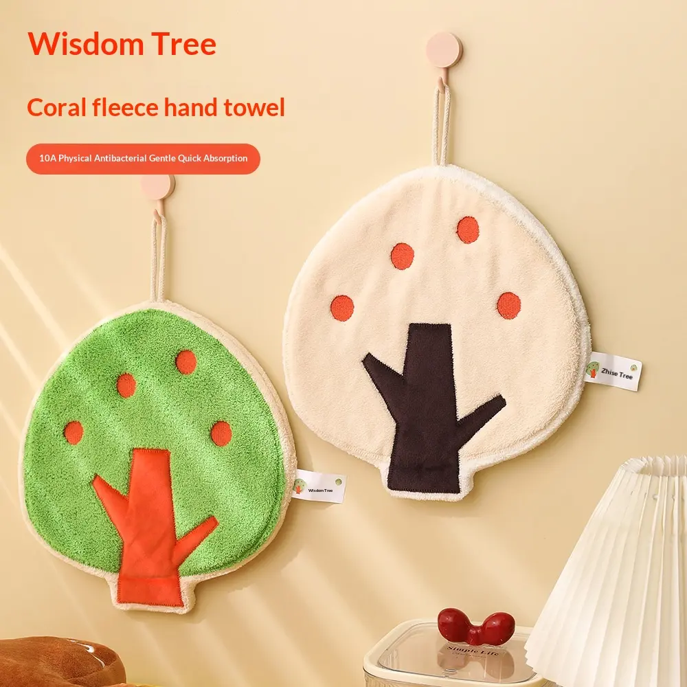 Creative Cartoon Little Tree Hand Towel