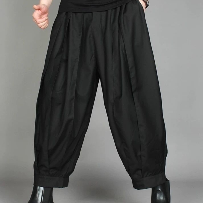 Mens Stylish Versatile And Relaxed-fit Harem Pants