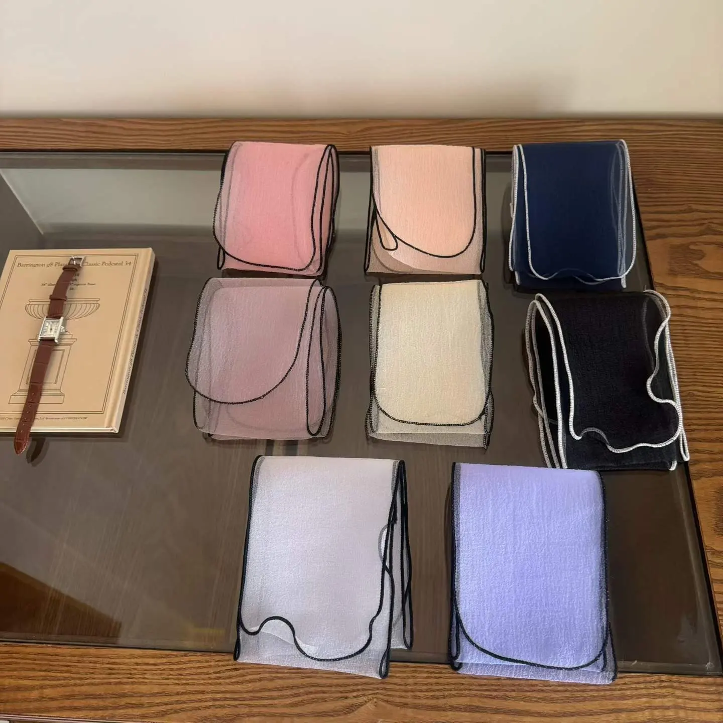 Korean-style Organza Small Silk Scarf