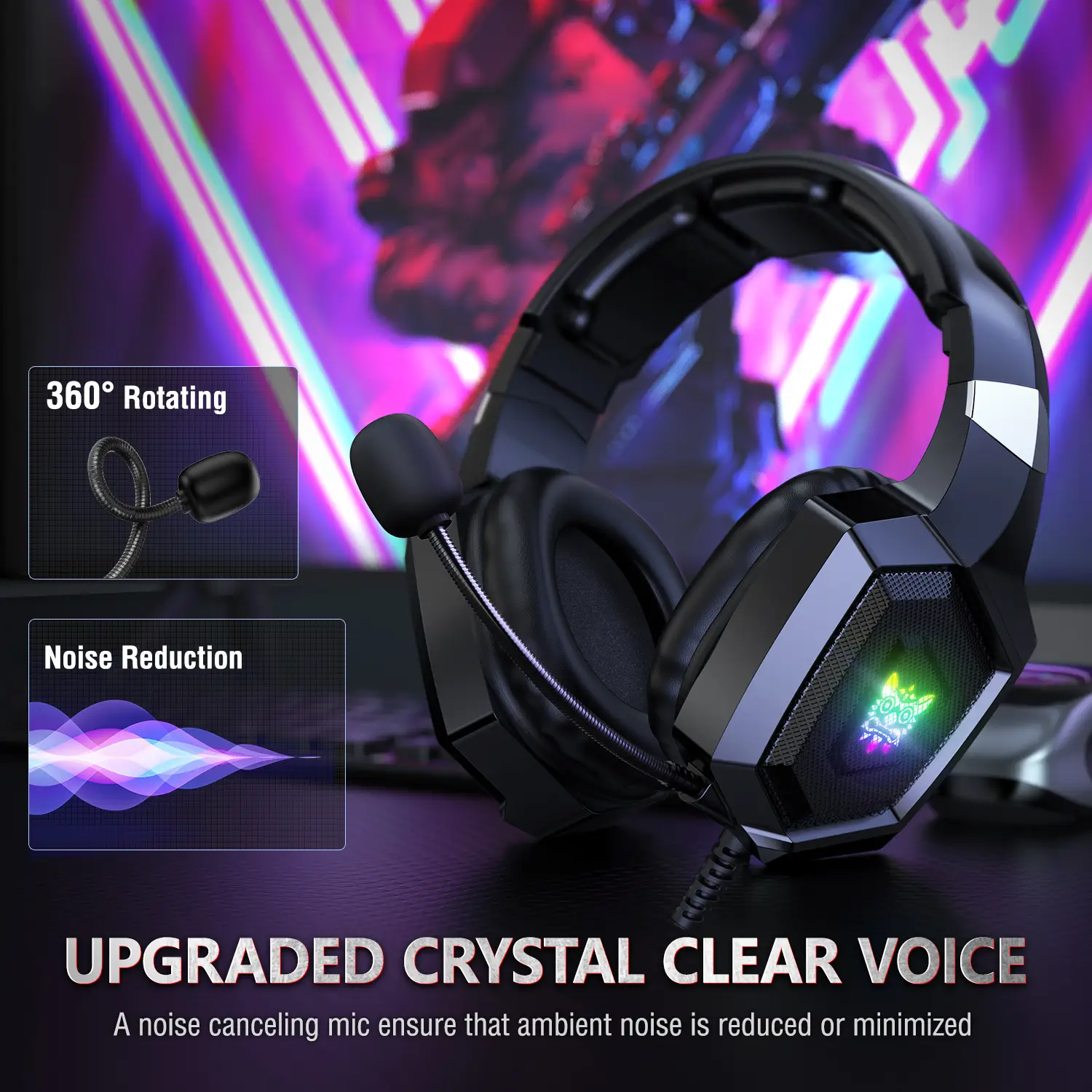 Creative Illuminated Headset For Home Gaming