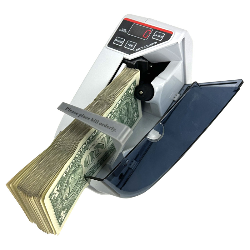 V31 Foreign Currency Cash Counter With Purple Light