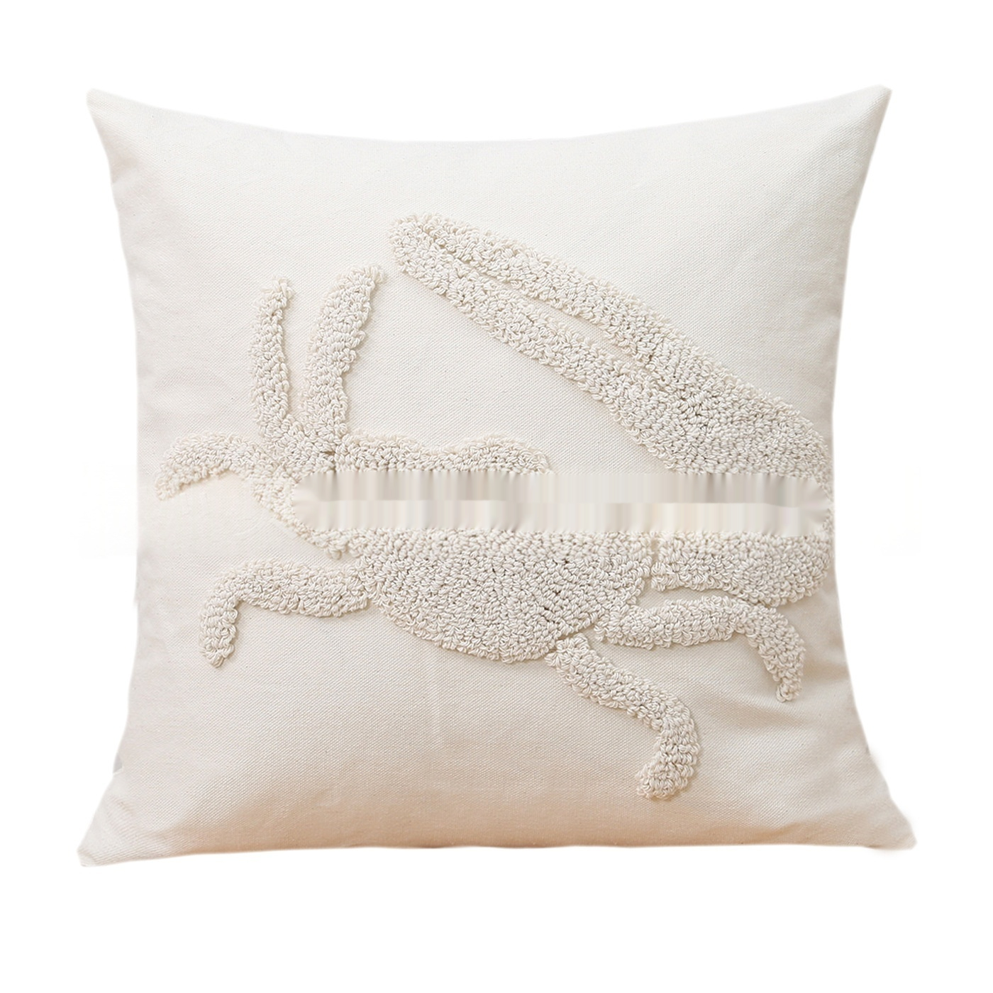 Nautical-style Embroidered Tufted Home Living Room Bedside Pillowcase