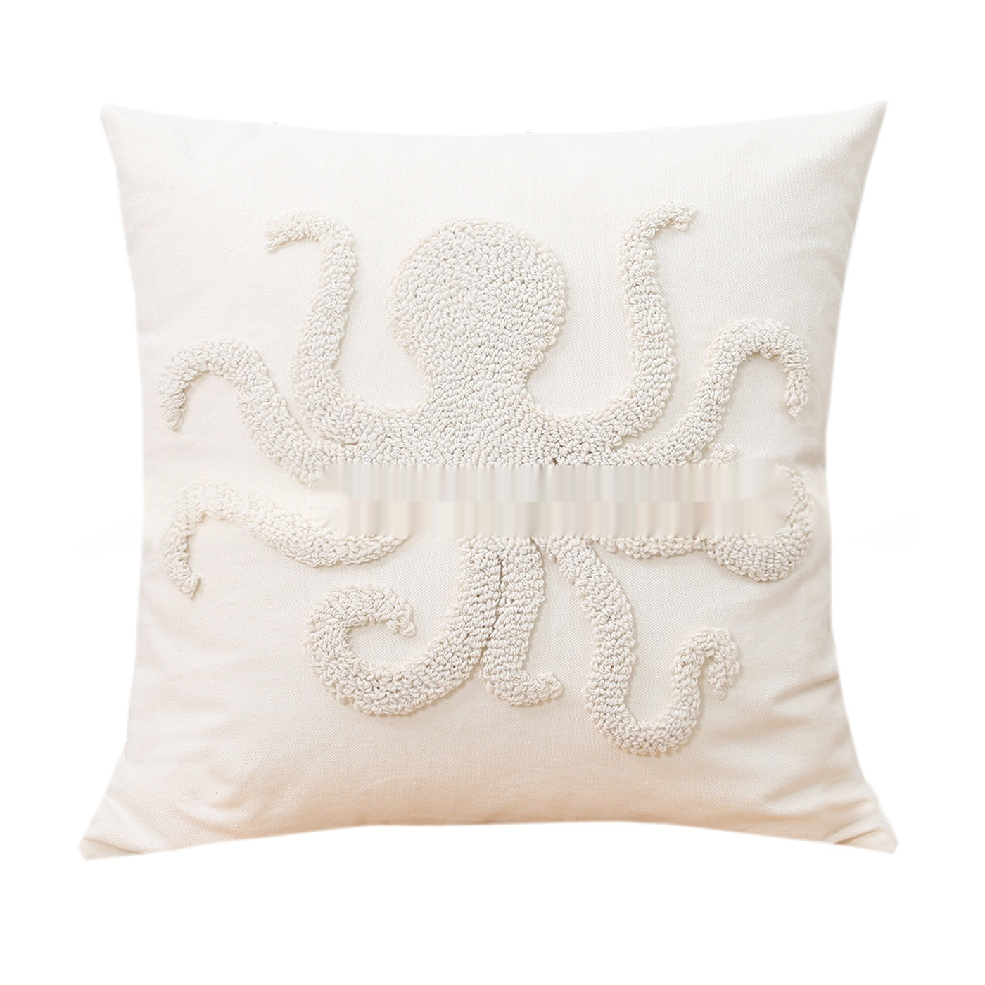 Nautical-style Embroidered Tufted Home Living Room Bedside Pillowcase