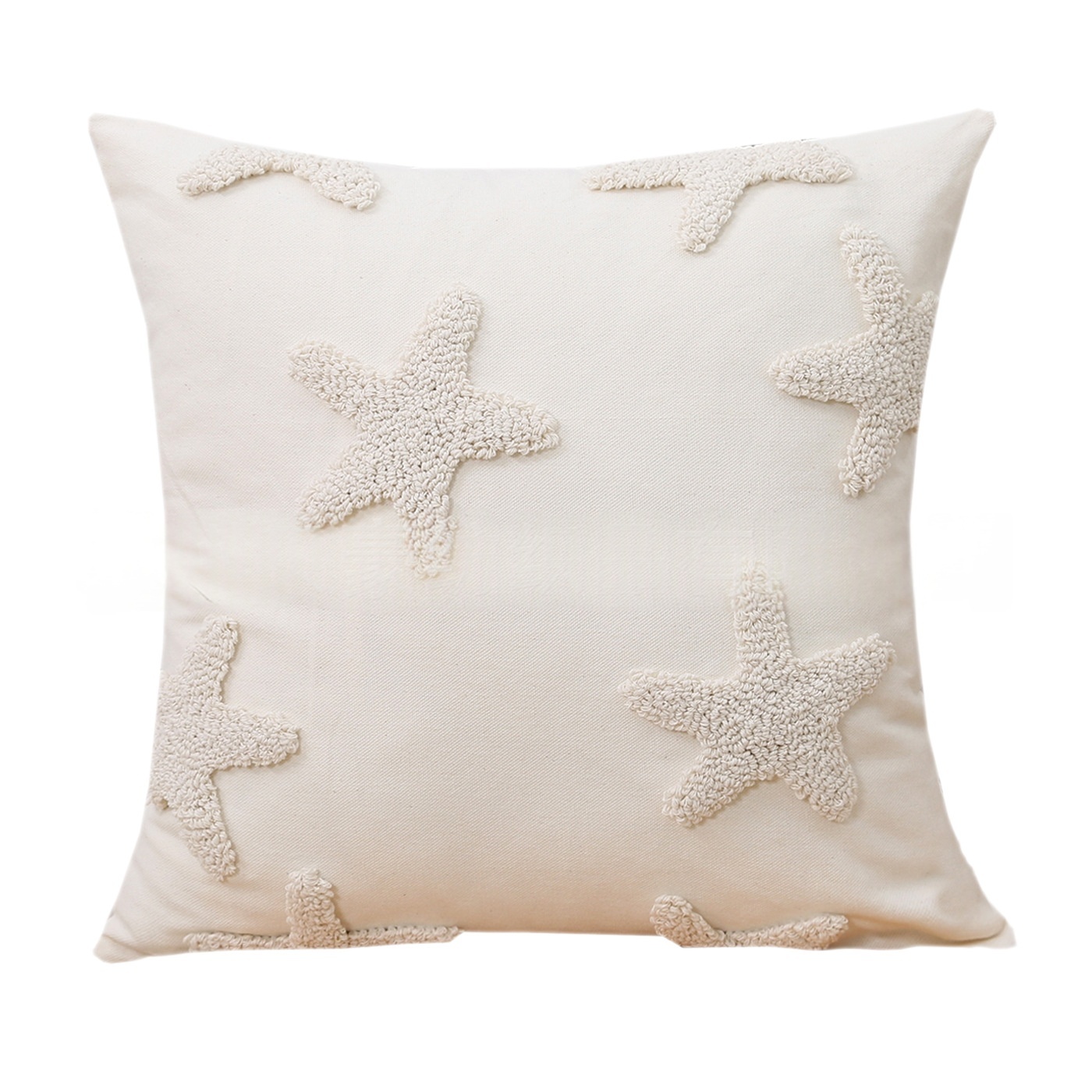 Nautical-style Embroidered Tufted Home Living Room Bedside Pillowcase