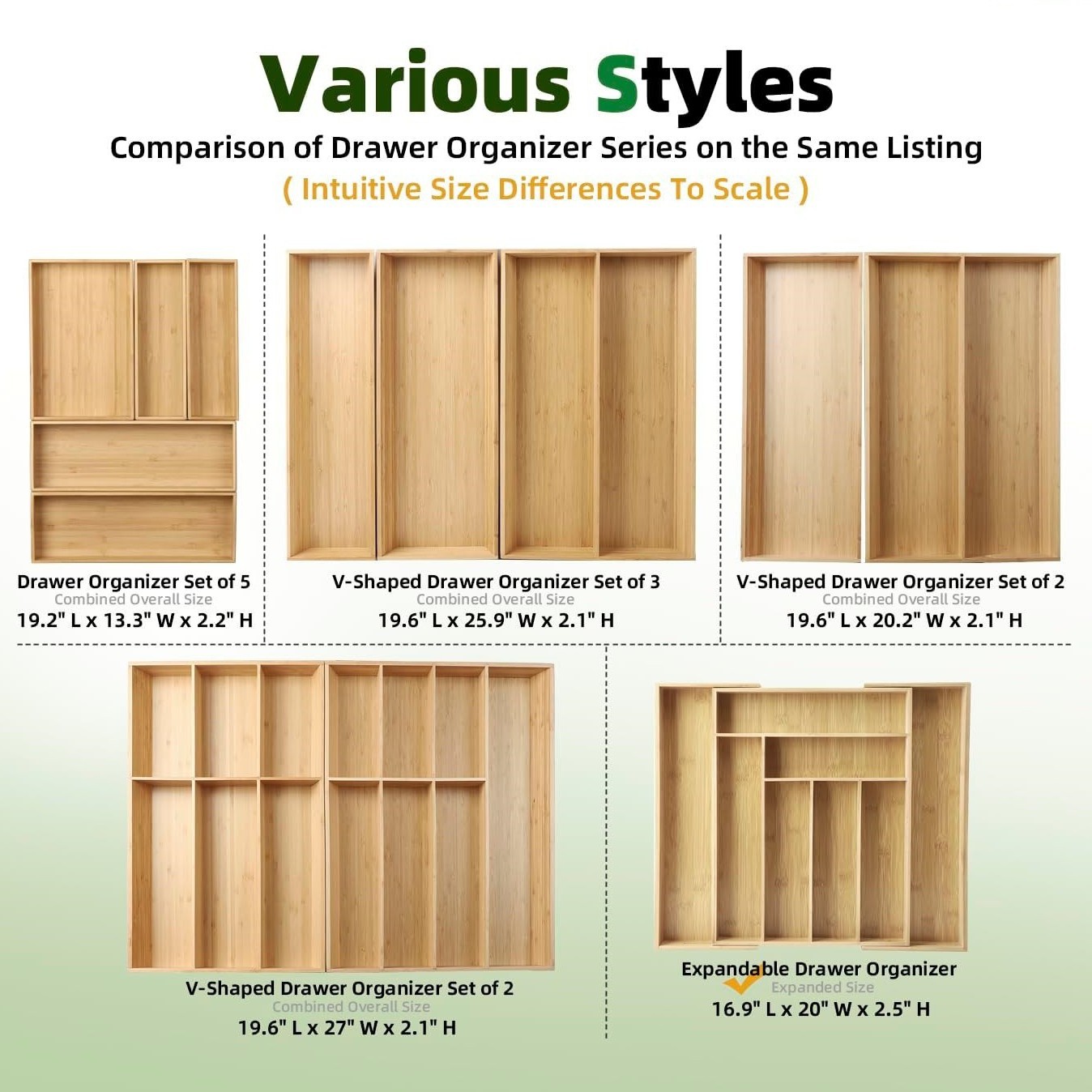 Bamboo Silverware Storage Box