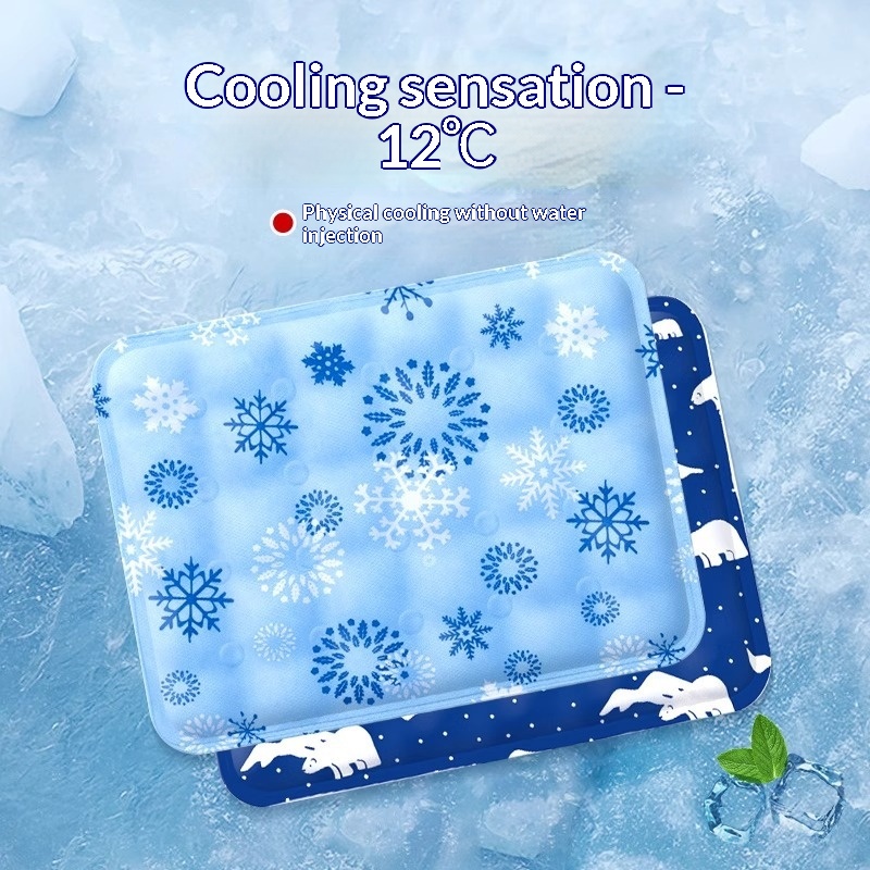 Pet Cooling Mat Dog Summer Cat Bed Sleeping Pad Ice Bed
