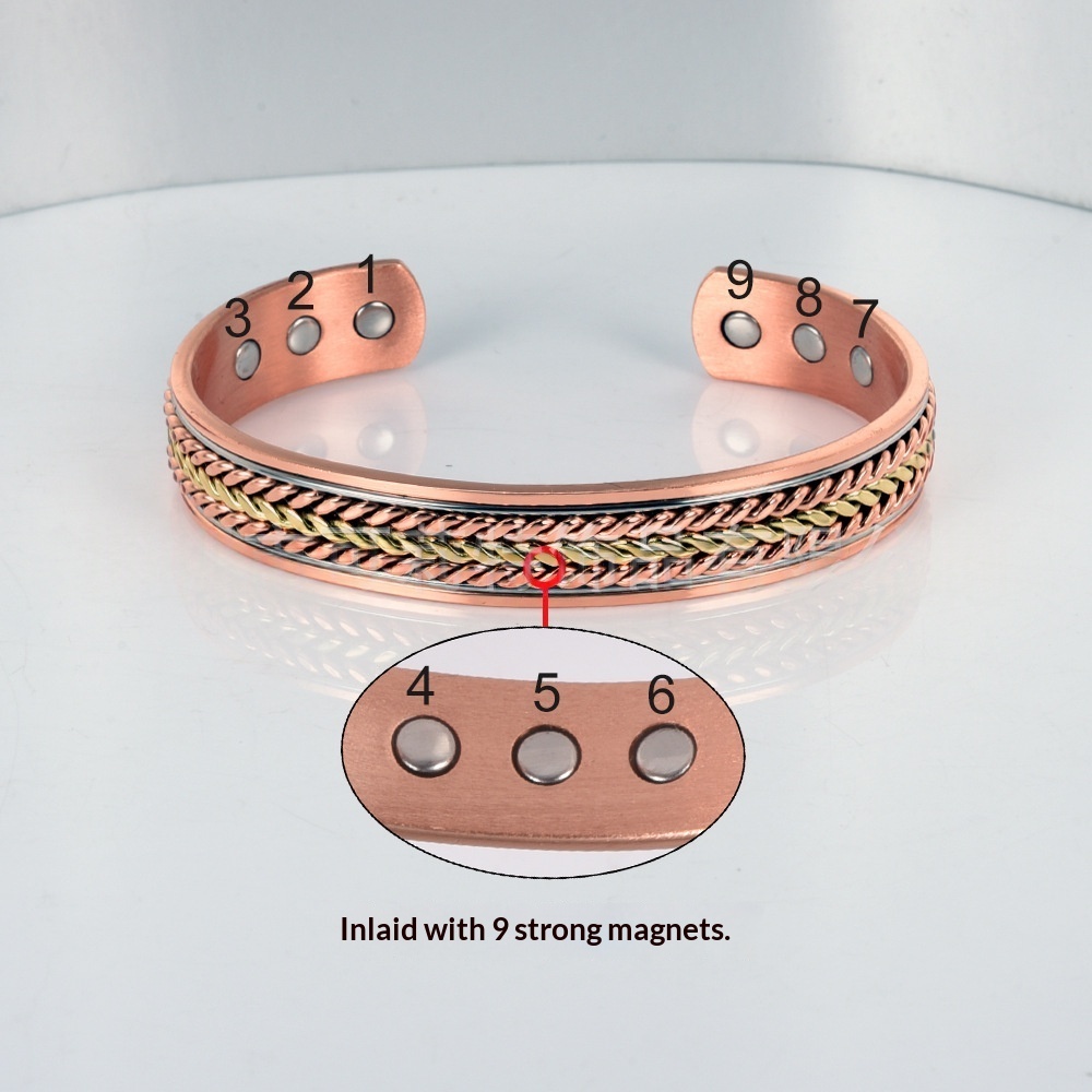 Handwoven Twisted Rope Pattern Cable Bracelet
