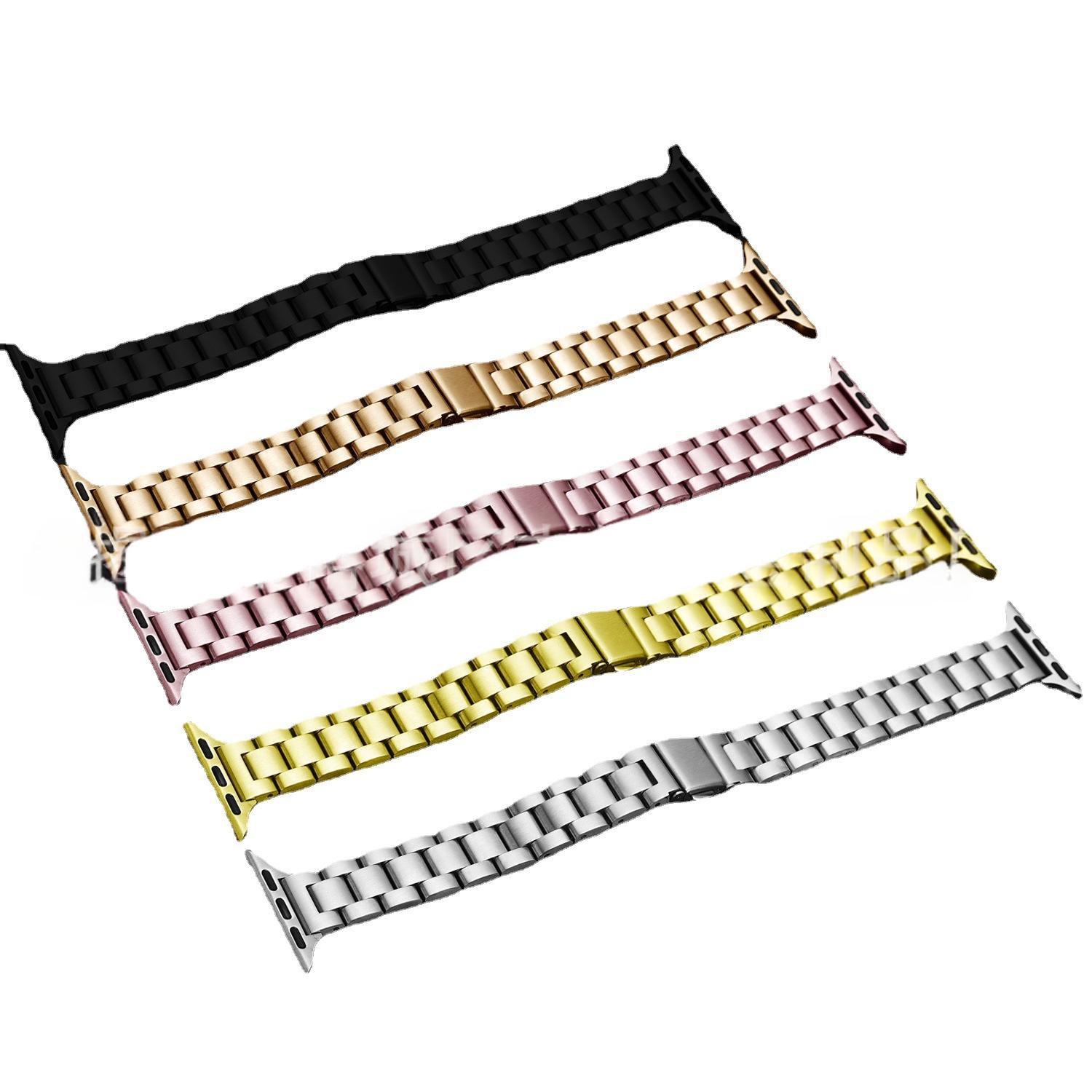 Womens Snakeskin-Style Stainless Steel Watch Band 5