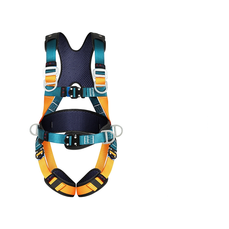 Multi-anchor Full-body Five-point Quick-connect Fall-arrest Harness For High-altitude Work