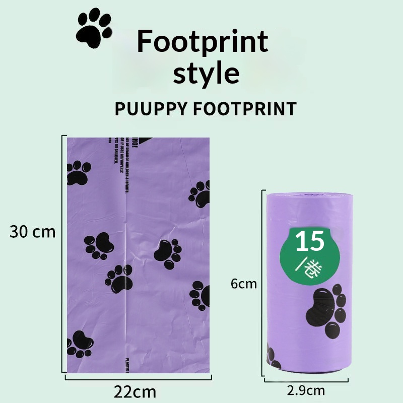 Distributeur de sacs à déjections pour animaux en paille de blé, forme os – beige