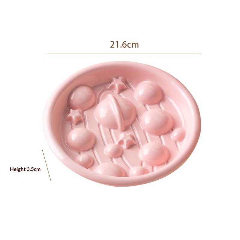 Pet Ceramic Slow-feeding Bowl And Dish For Cervical Spine Protection — foto 3