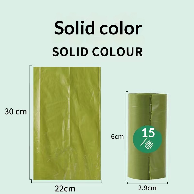 Distributeur de sacs à déjections pour animaux en paille de blé, forme os – beige