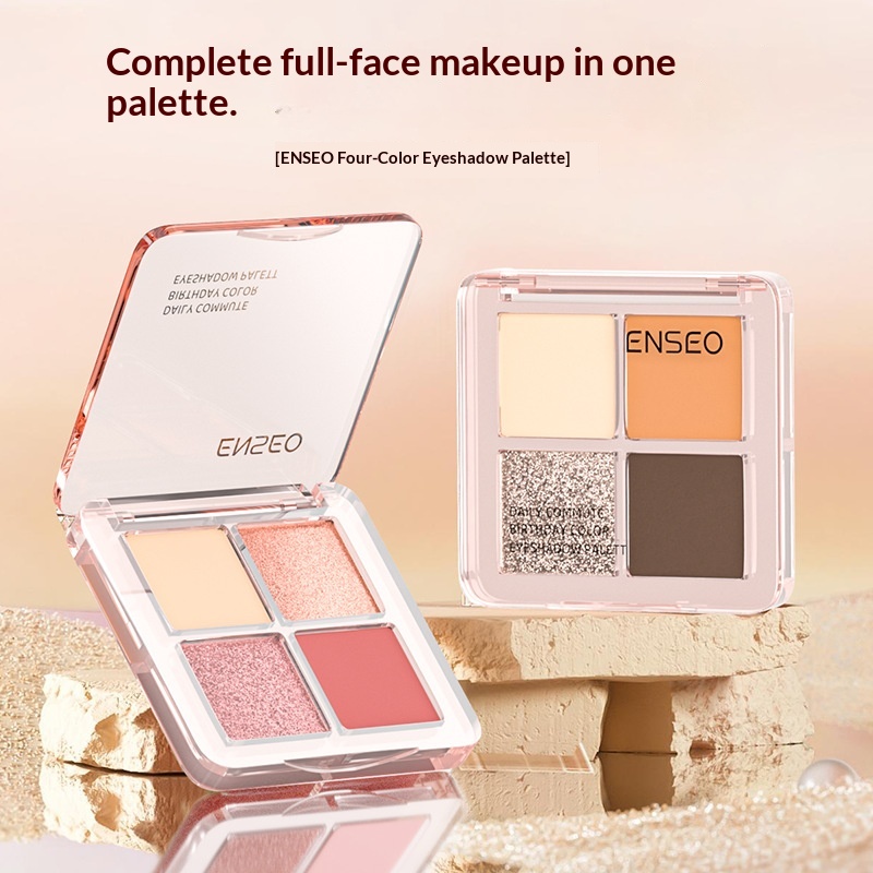 Four-color Eyeshadow Palette Smooth Matte Finish
