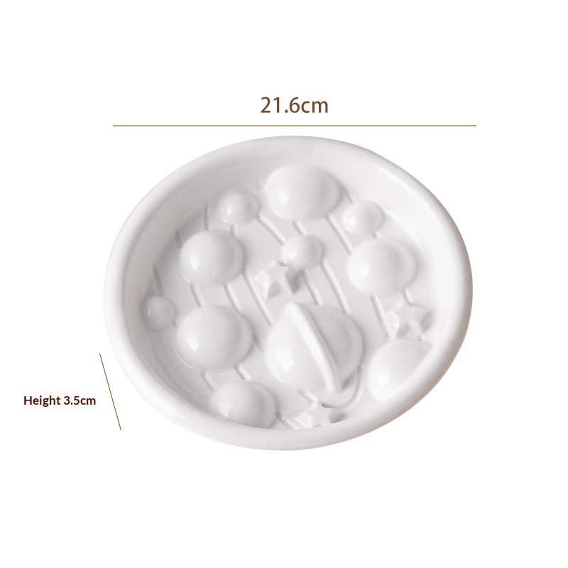 Pet Ceramic Slow-feeding Bowl And Dish For Cervical Spine Protection — foto 7