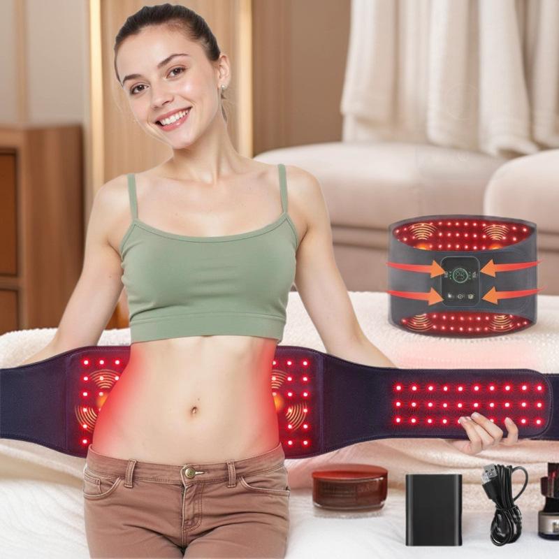 Cross-border Factory Massage Waist Belt Sweat-inducing Waist Belt With Infrared Heating