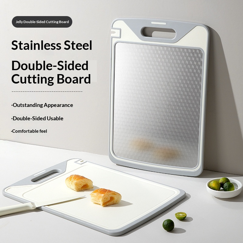 Cutting Board With A Non-slip Edge And A Knife Sharpener Case