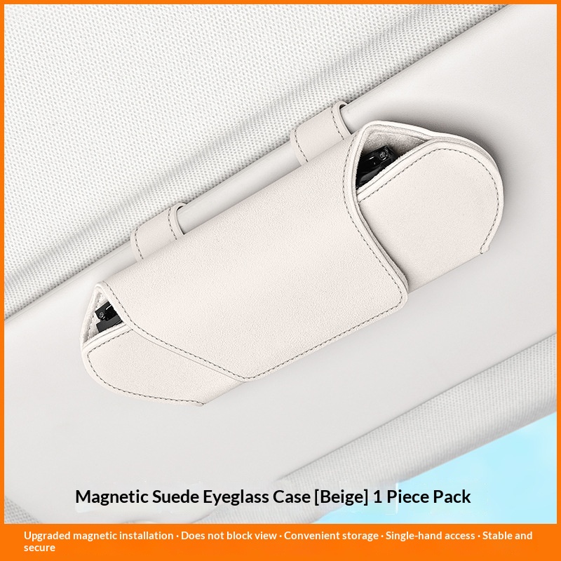 Car-mounted Magnetic Glasses Case Clip 6