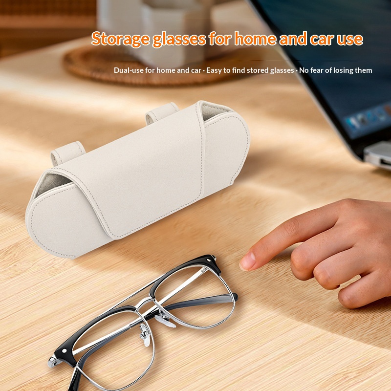 Car-mounted Magnetic Glasses Case Clip 5