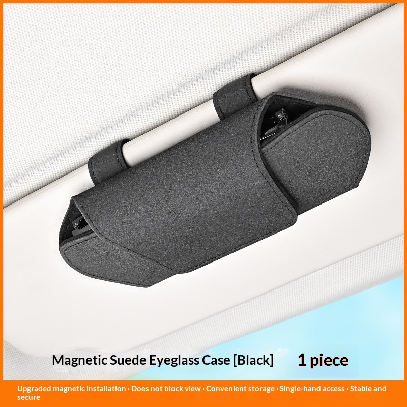 Car-mounted Magnetic Glasses Case Clip 2