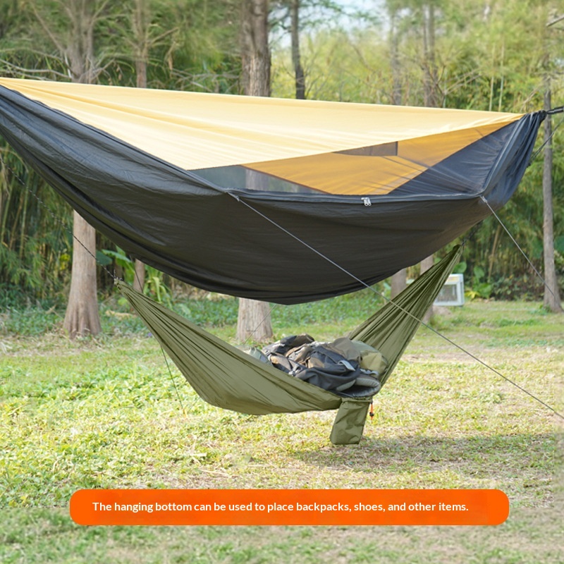 Small Hammock Portable And Easy To Set Up For Hiking And Mountaineering