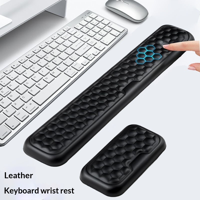 Memory Foam Wrist Rest Mouse Pad And Mechanical Keyboard Palm Rest