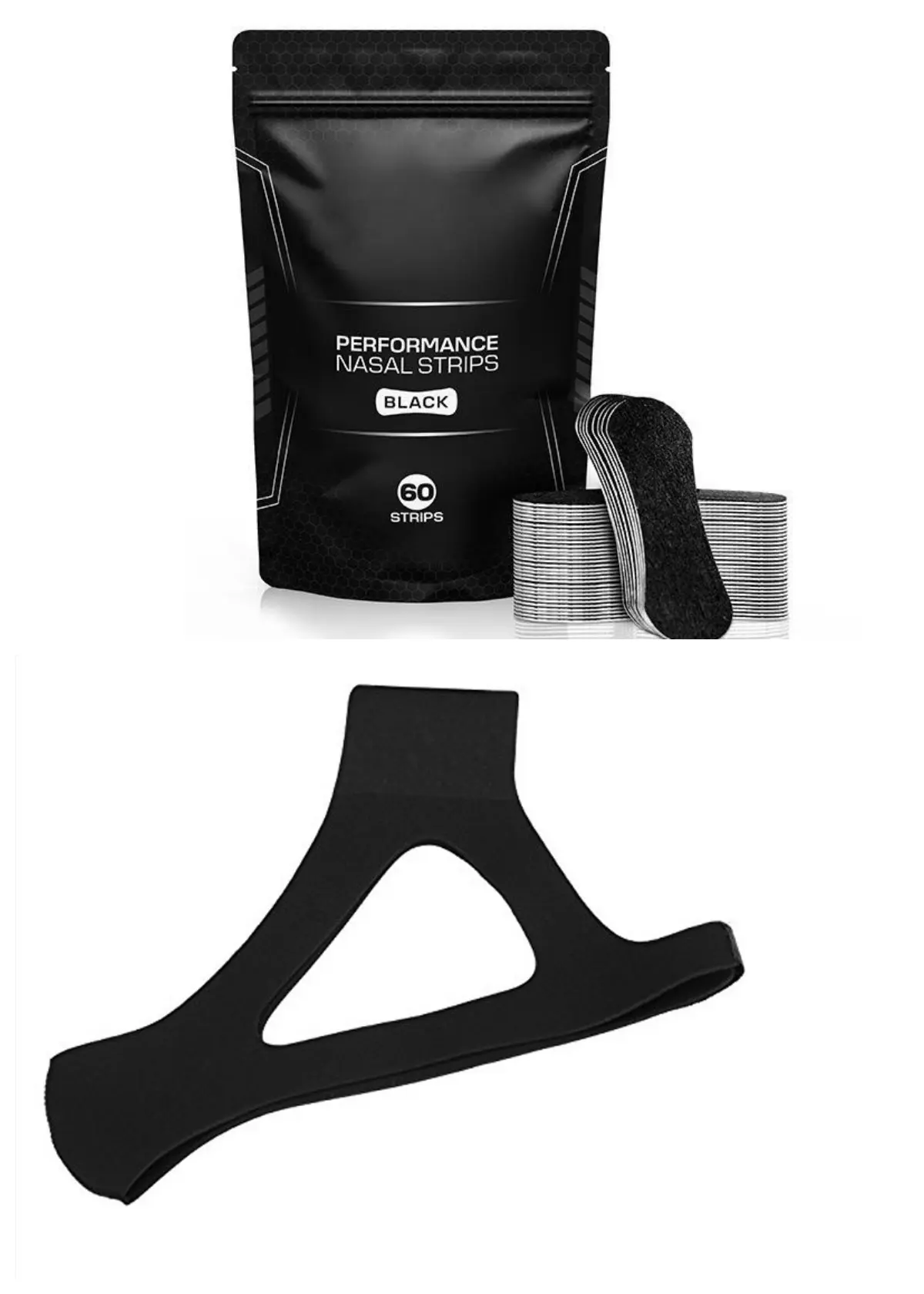 Triangular shackles with anti-snoring