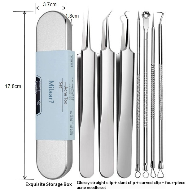 Pimple-removal Needle Set Blackhead-removing Tweezers Tool A26e13c4 9ec2 4525 9867 183bb6a66b35 Trans
