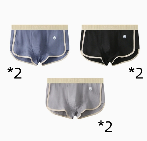 Men's Mid-waist Simple Fashionable Breathable Comfortable Boxers — foto 15
