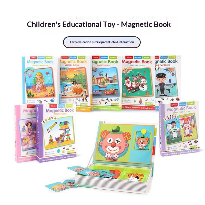 Educational Magnetic Puzzle DIY Toy For Parent-child Play — foto 4