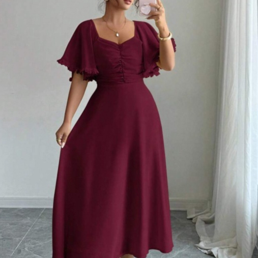 Womens Summer Slimming Figure-flattering Dress
