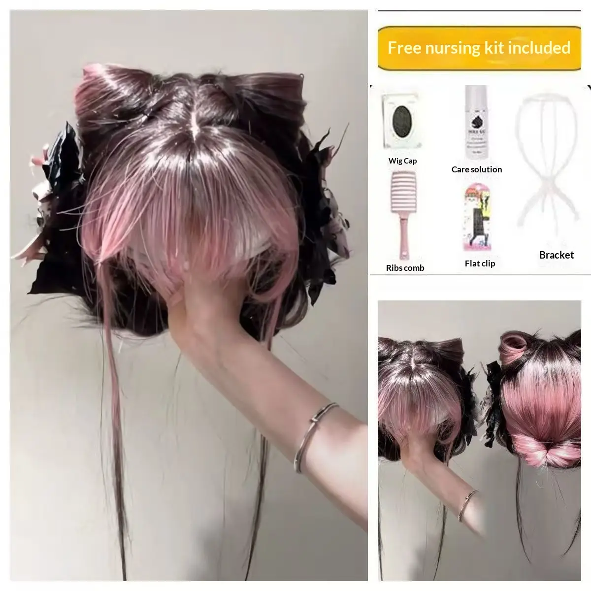 High-end Lifelike Long Straight Wig