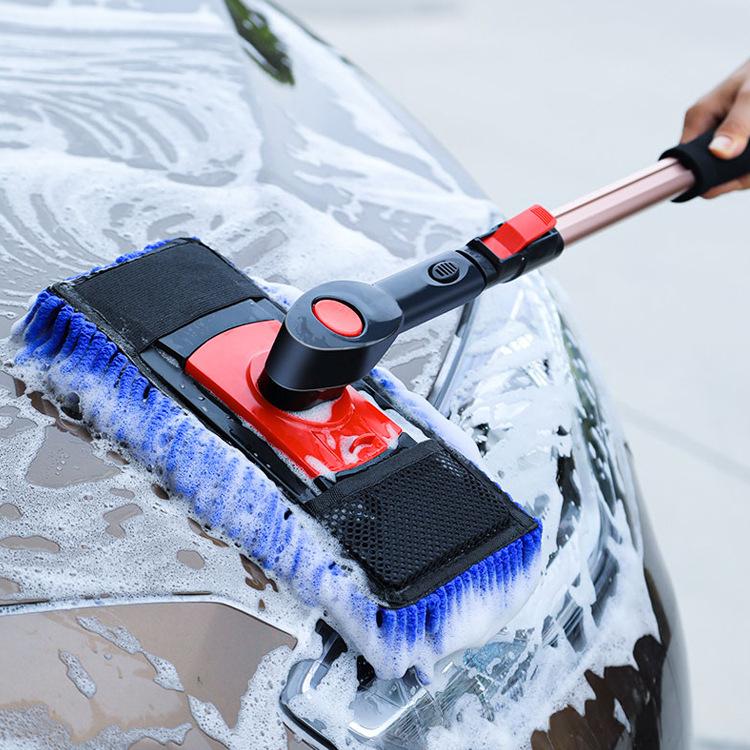 Soft-bristle Long-handle Telescopic Chenille Car Wash Mop — foto 4