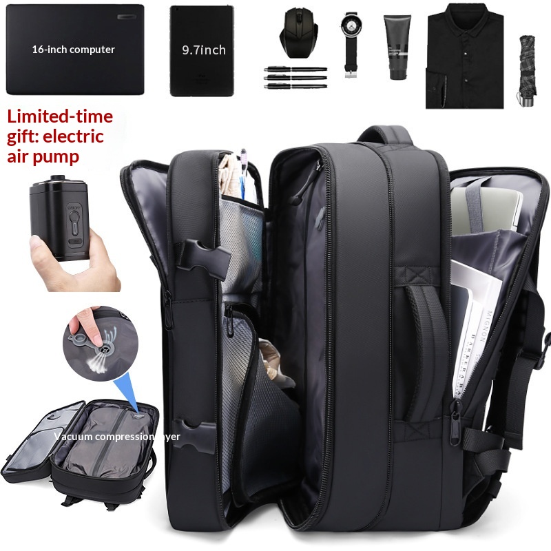 Mens Backpack Vacuum Compression Backpack 5