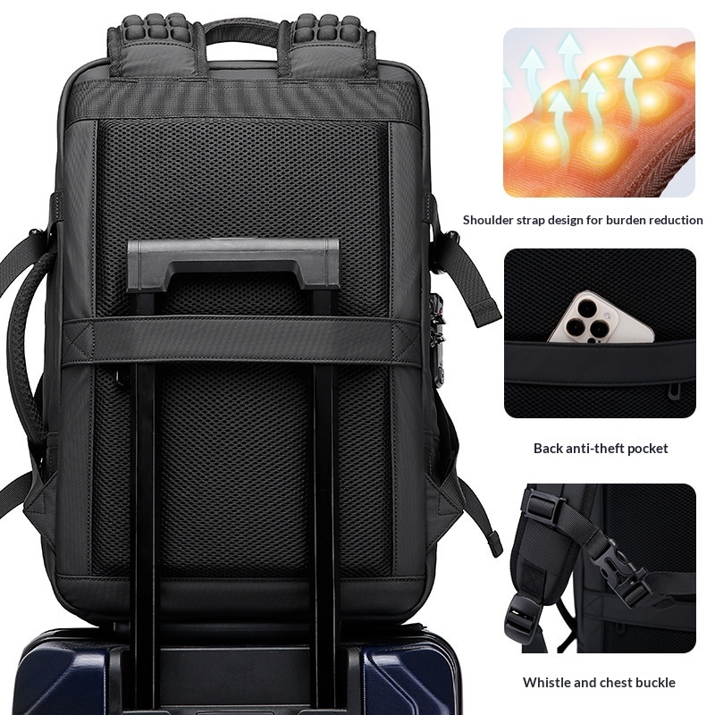 Mens Backpack Vacuum Compression Backpack 4