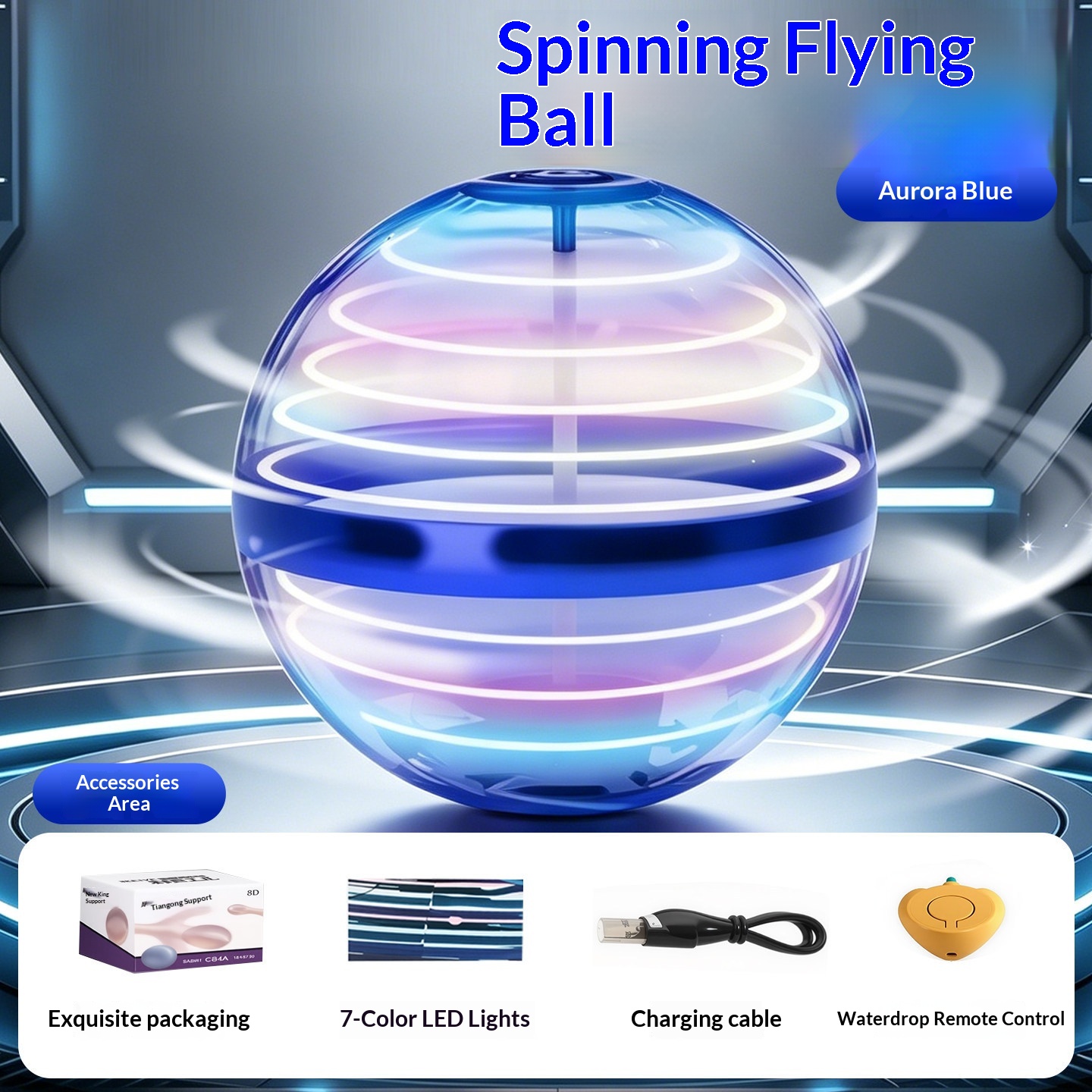 UFO Smart-sensing Flying Ball Childrens Toy