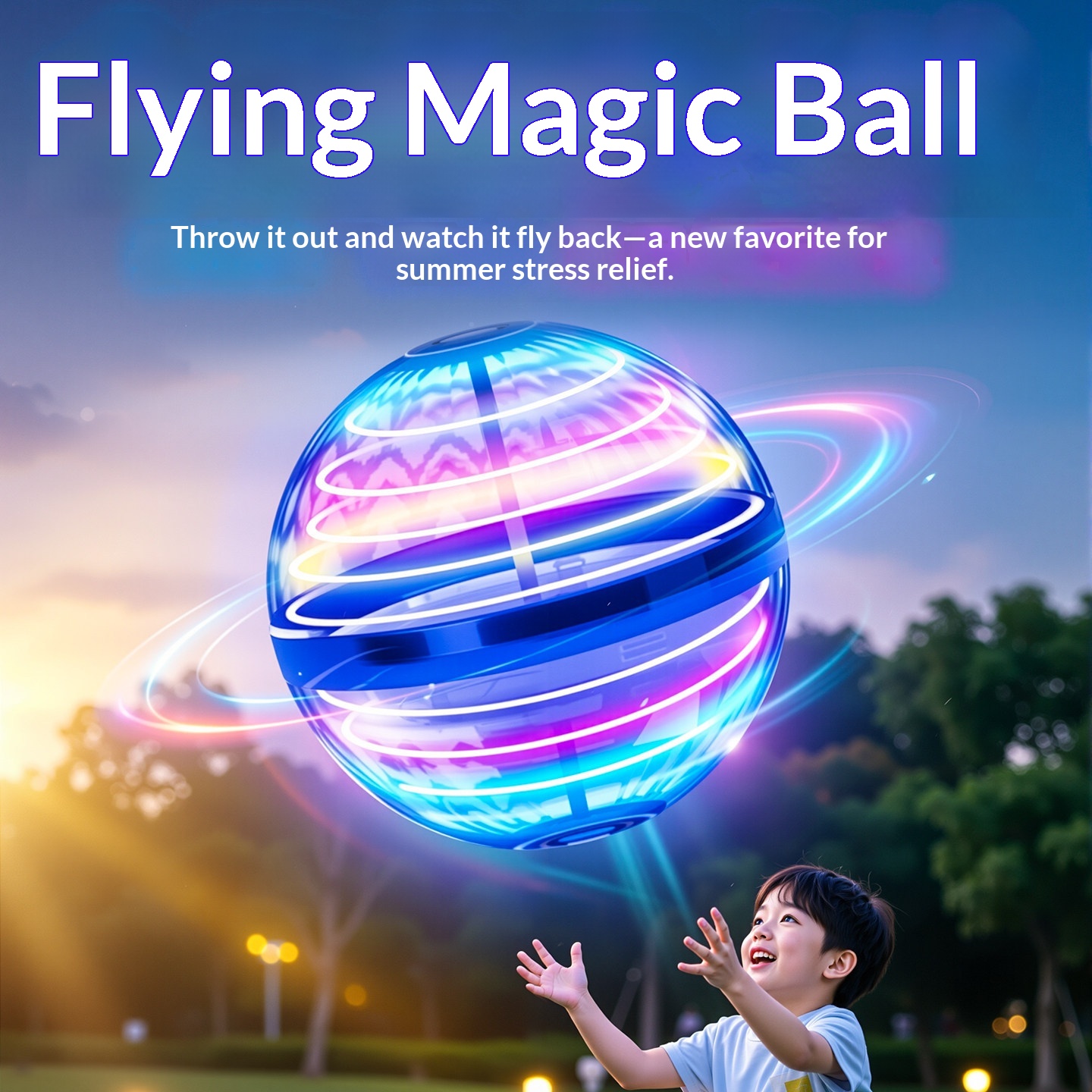 UFO Smart-sensing Flying Ball Childrens Toy