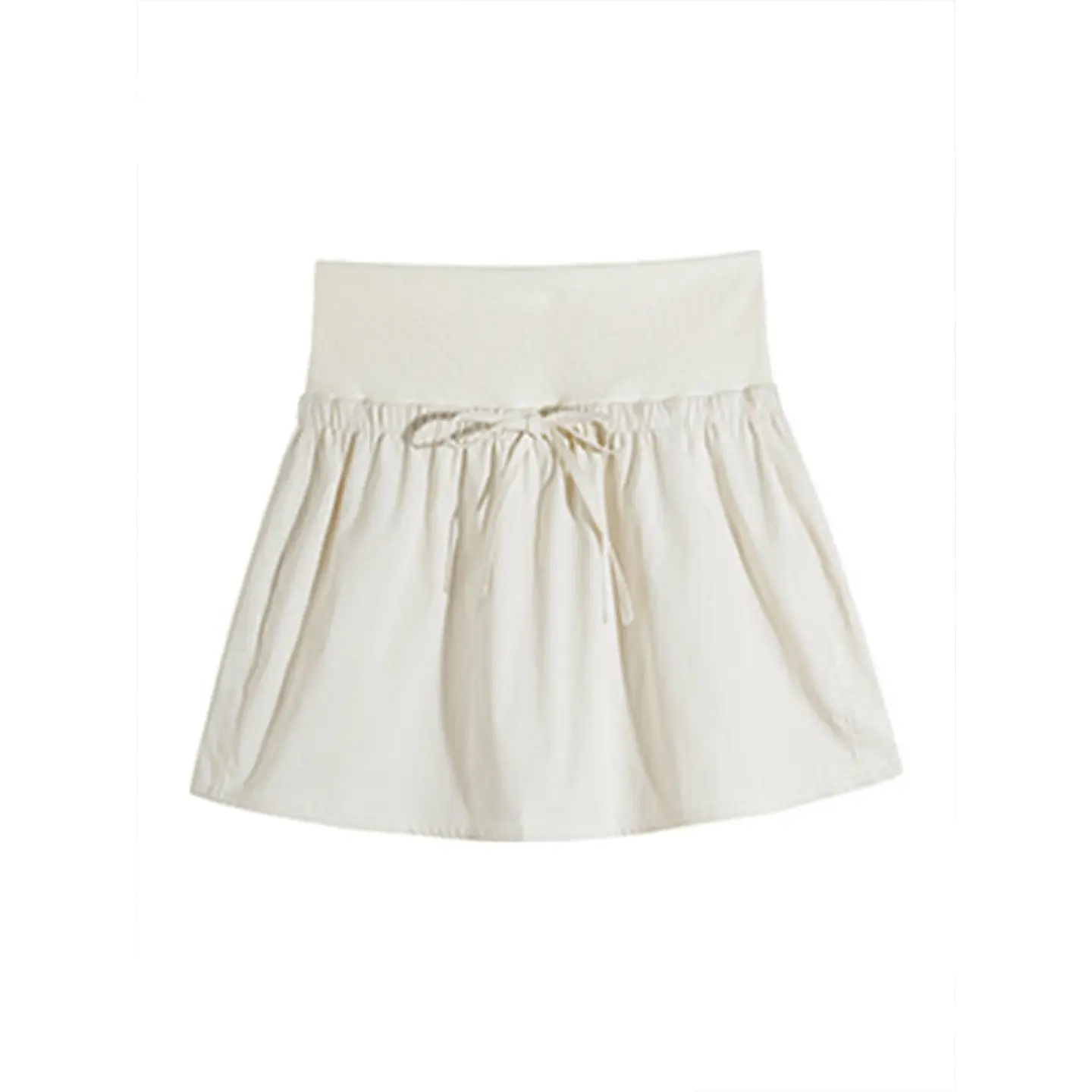 Maternity Culottes Drawstring A-line Skirt Short Skirt