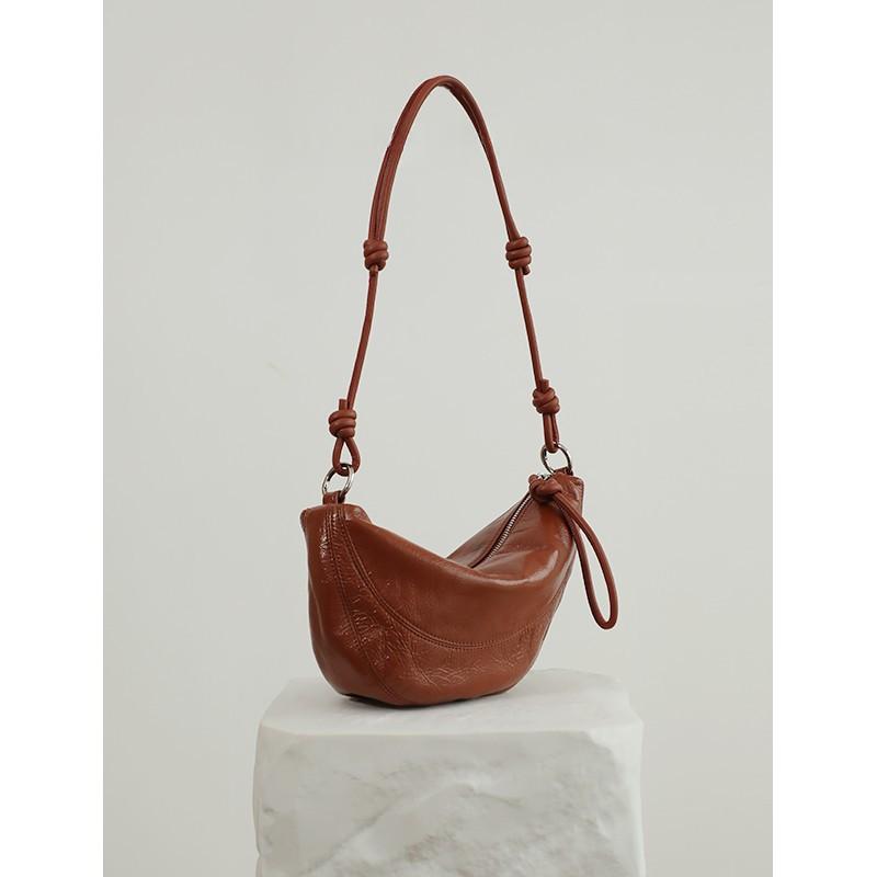 Genuine Leather One-Shoulder Handbag, picture 6 of 7
